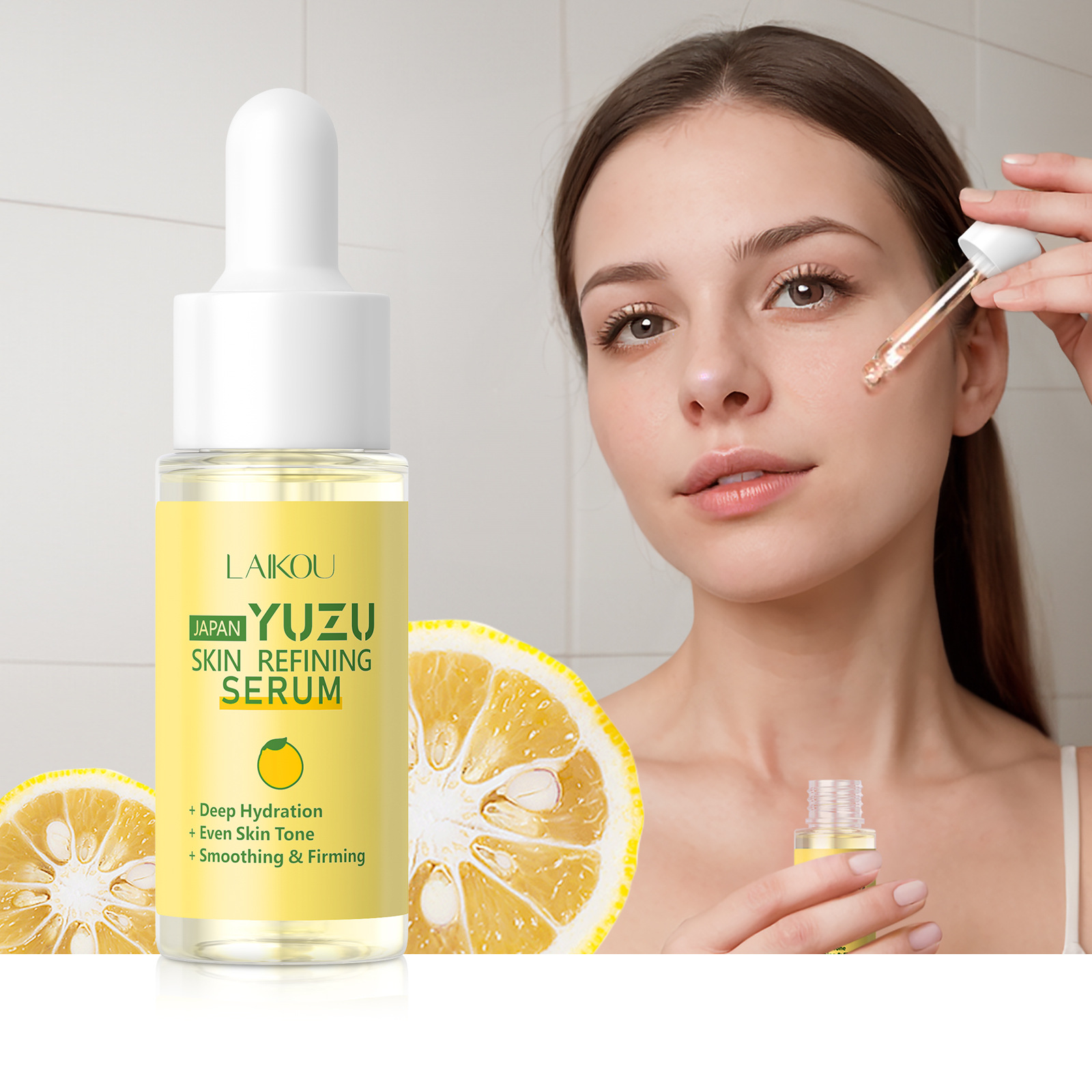 Niacinamide Brightening Serum - LAIKOU Greyfurt Esansı YUZU Yüz Sıvı