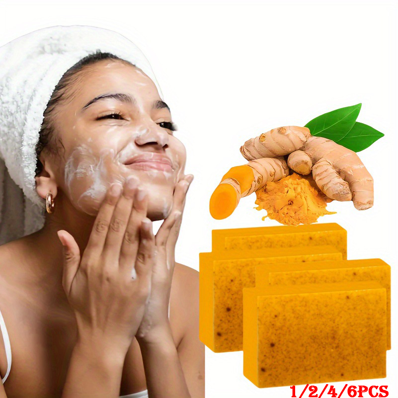 Kojic Acid Soap - 1/2/4/6 Adet Zerdeçal Kojik Asit El