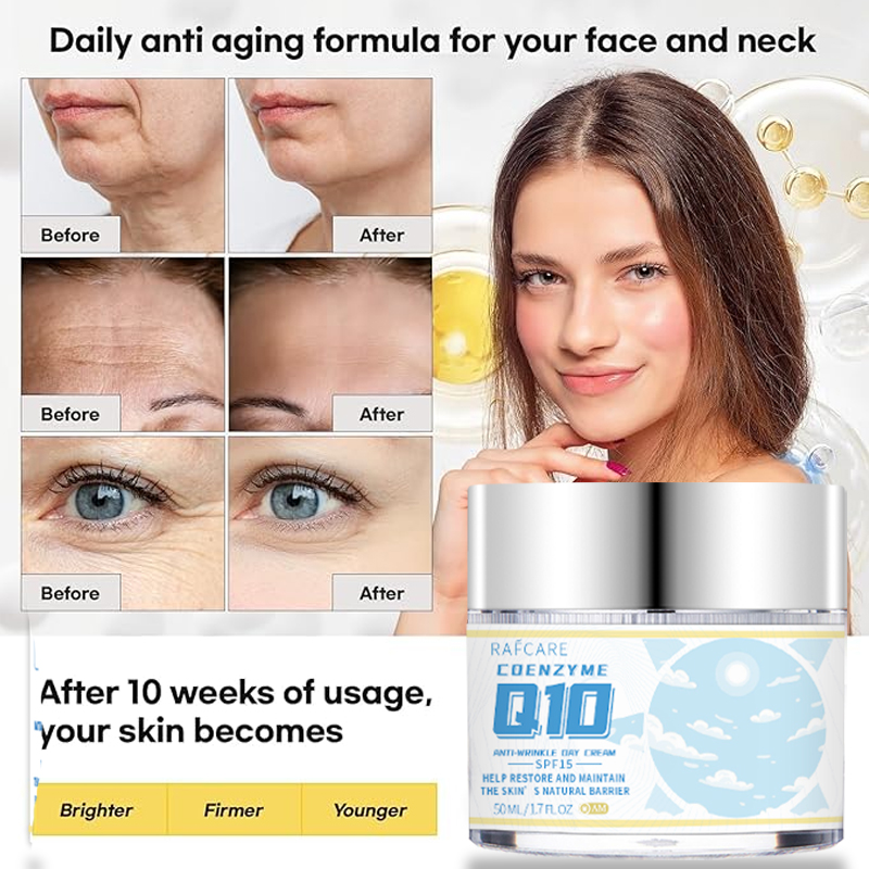 Coenzyme Q10 Cream - 50ML Kolajenli Koenzim Q10 Gündüz Kremi