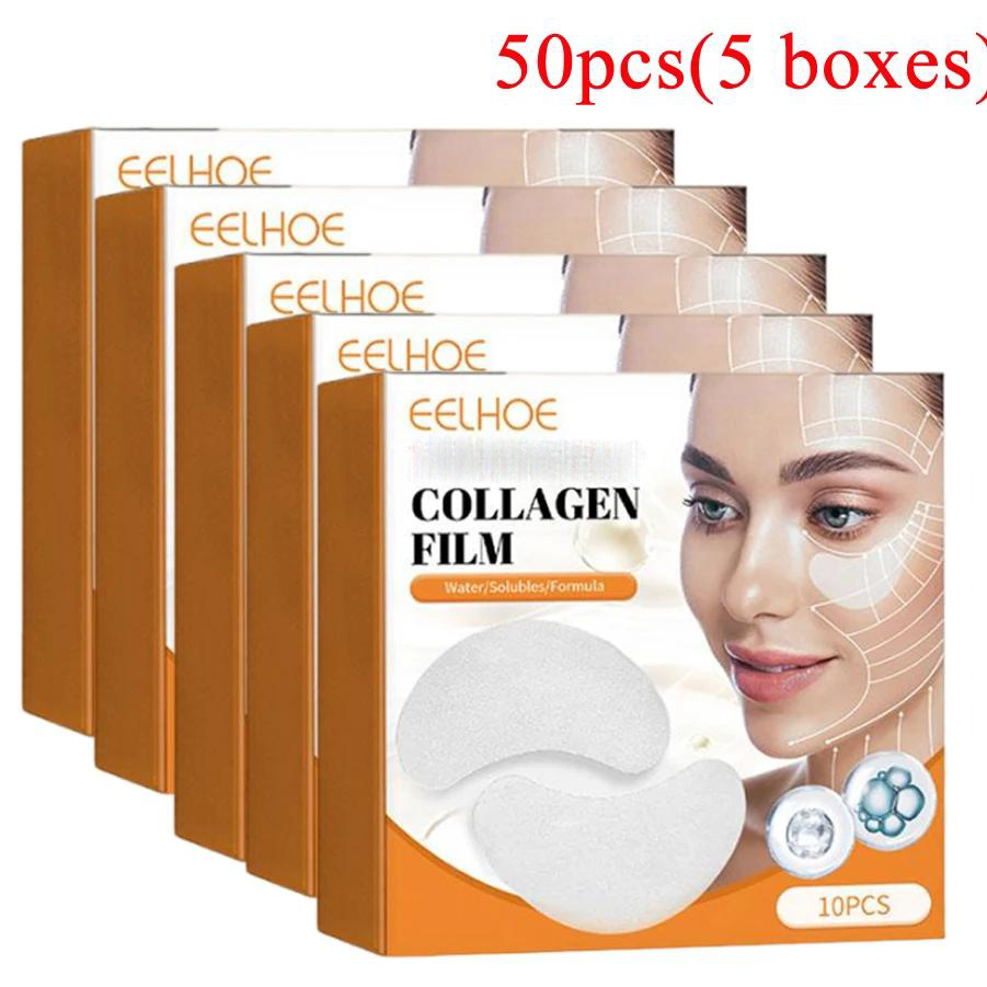 Collagen Sheet Mask - 5 KUTU Kollajen Çözünür Yamalar Film