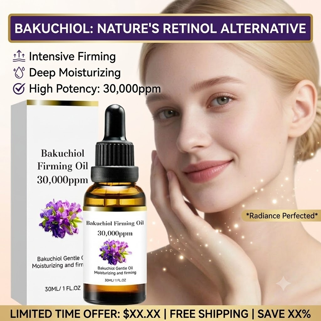30ml Bakuchiol Yüz Yağı Doğal  - Bakuchiol Retinol Alternative incelemesi ve fiyatı